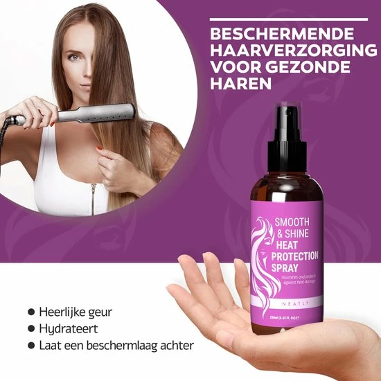 Beste Pirce π Neatly Hair Heat Protection Spray - Haarstyling - Beschermende Föhn Spray, Heat Protectant Voor Het Stijlen Met Stijltangen π 8 Beste Pirce π Neatly Hair Heat Protection Spray - Haarstyling - Beschermende Föhn Spray, Heat Protectant Voor Het Stijlen Met Stijltangen π - Afbeelding 6