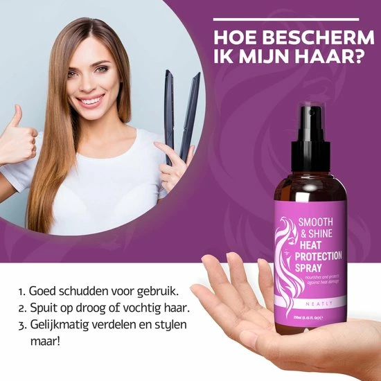 Beste Pirce π Neatly Hair Heat Protection Spray - Haarstyling - Beschermende Föhn Spray, Heat Protectant Voor Het Stijlen Met Stijltangen π 9 Beste Pirce π Neatly Hair Heat Protection Spray - Haarstyling - Beschermende Föhn Spray, Heat Protectant Voor Het Stijlen Met Stijltangen π - Afbeelding 7