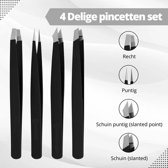 Beste deal β AdroitGoods Pincet Epileer Set - 4 Delig π 4 Beste deal β AdroitGoods Pincet Epileer Set - 4 Delig π - Afbeelding 2