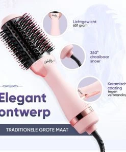 Goedkoopste 😉 Vanilon 5-in-1 Föhnborstel - Ionische Multistyler - 1.000W - Black Friday 2022 - Krulborstel/Fohnborstel - Large - Roze 🌟 -L'Oréal Shop 550x550 469