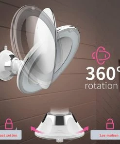 Uitgang ❤️ Sworks Vergroot Make Up En Scheer Spiegel Met LED Verlichting - 10x Vegroting En Natuurlijk Licht Voor Cosmetica/Scheren/Epileren - 360° Graden Verstelbare Zuignap En Wandbevestiging - Badkamer/Douche/Slaapkamer - Rond – Wit 😀 13 Uitgang ❤️ Sworks Vergroot Make Up En Scheer Spiegel Met LED Verlichting - 10x Vegroting En Natuurlijk Licht Voor Cosmetica/Scheren/Epileren - 360° Graden Verstelbare Zuignap En Wandbevestiging - Badkamer/Douche/Slaapkamer - Rond – Wit 😀 -L'Oréal Shop 550x550 538