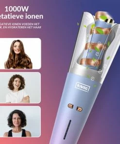 Promo 🎉 Automatische Krultang Keramische Haarkruller Hair Curler – Meerdere Kleuren – Blauw/Roze - RAVEG 🔔 -L'Oréal Shop 550x550 603