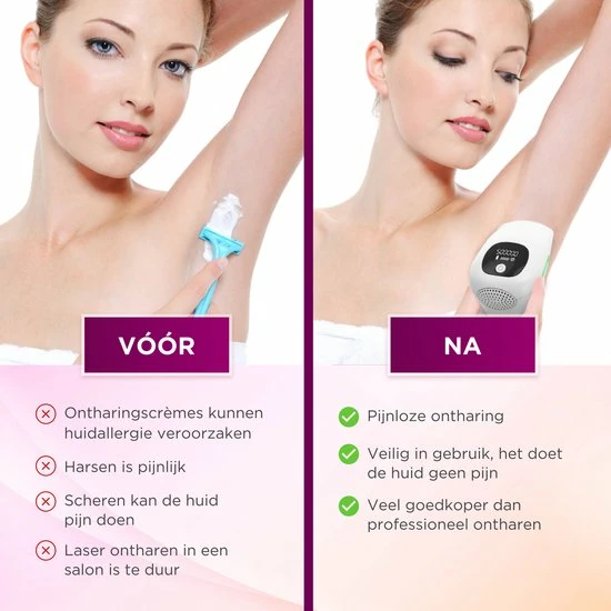 Uitgang β Simver Quality Series IPL Ontharingsapparaat - Laser Ontharing - Laser En Lichtontharing - Inclusief GRATIS Beschermbril π 6 Uitgang β Simver Quality Series IPL Ontharingsapparaat - Laser Ontharing - Laser En Lichtontharing - Inclusief GRATIS Beschermbril π - Afbeelding 4