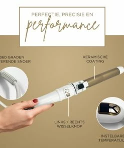 Beste Verkoop ⌛ Shasim Automatische Krultang - BLACK FRIDAY- Haarkruller - Wit/ Goud 😀 -L'Oréal Shop 550x550 660