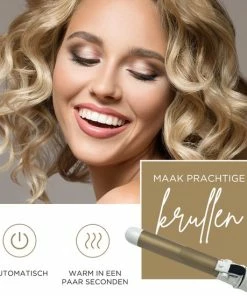Beste Verkoop ⌛ Shasim Automatische Krultang - BLACK FRIDAY- Haarkruller - Wit/ Goud 😀 -L'Oréal Shop 550x550 661