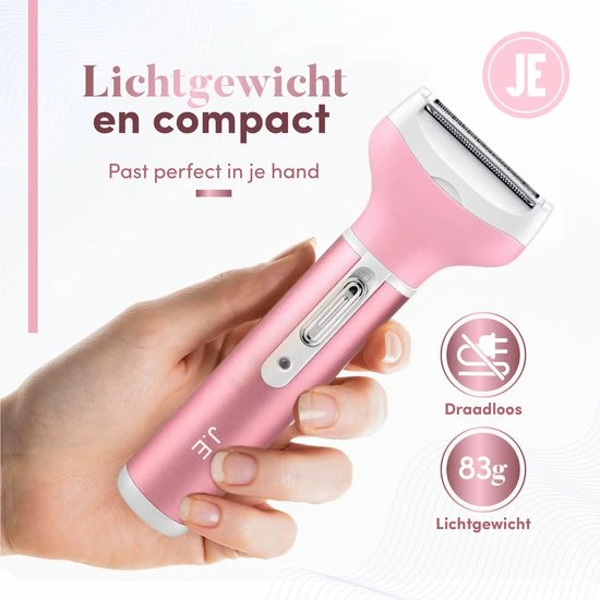 Kopen 👏 J.E® J.E Ladyshave Voor Vrouwen - Ontharings Trimmer - Haarverwijderaar - 4 In 1 ❤️ 5 Kopen 👏 J.E® J.E Ladyshave Voor Vrouwen - Ontharings Trimmer - Haarverwijderaar - 4 In 1 ❤️ - Afbeelding 3