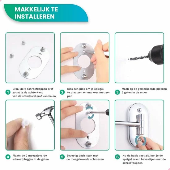 Beste recensies van π Personal Care Make Up Spiegel Met Led Verlichting - 5X Vergroting - Wandspiegel Rond - Scheerspiegel Wandmodel - Badkamer - Douche - Zwart π₯ 6 Beste recensies van π Personal Care Make Up Spiegel Met Led Verlichting - 5X Vergroting - Wandspiegel Rond - Scheerspiegel Wandmodel - Badkamer - Douche - Zwart π₯ - Afbeelding 4