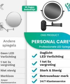 Beste recensies van π Personal Care Make Up Spiegel Met Led Verlichting - 5X Vergroting - Wandspiegel Rond - Scheerspiegel Wandmodel - Badkamer - Douche - Zwart π₯ 19 Beste recensies van π Personal Care Make Up Spiegel Met Led Verlichting - 5X Vergroting - Wandspiegel Rond - Scheerspiegel Wandmodel - Badkamer - Douche - Zwart π₯ -L'OrΓ©al Shop 550x550 727