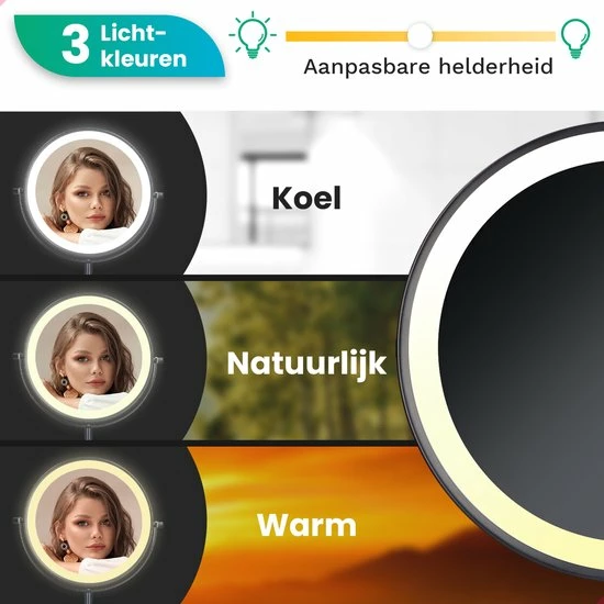 Beste recensies van π Personal Care Make Up Spiegel Met Led Verlichting - 5X Vergroting - Wandspiegel Rond - Scheerspiegel Wandmodel - Badkamer - Douche - Zwart π₯ 8 Beste recensies van π Personal Care Make Up Spiegel Met Led Verlichting - 5X Vergroting - Wandspiegel Rond - Scheerspiegel Wandmodel - Badkamer - Douche - Zwart π₯ - Afbeelding 6