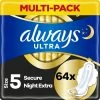 Kopen 🔥 Always Ultra Secure Night Extra - Maat 5 - Maandverband Met Vleugels - Voordeelbox 64 Stuks 😉 -L'Oréal Shop 550x550 738