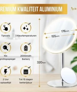 Beste recensies van 💯 Xclusive-lifestyle® Luxe Make-Up Spiegel Met LED Verlichting - Oplaadbaar - 3 Lichtkleuren - Dimbaar - Scheerspiegel - Afneembaar 10x Vergrotings Spiegeltje - 360° Verstelbaar - Sinterklaas Cadeau ✔️ 19 Beste recensies van 💯 Xclusive-lifestyle® Luxe Make-Up Spiegel Met LED Verlichting - Oplaadbaar - 3 Lichtkleuren - Dimbaar - Scheerspiegel - Afneembaar 10x Vergrotings Spiegeltje - 360° Verstelbaar - Sinterklaas Cadeau ✔️ -L'Oréal Shop 550x550 749