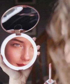 Goedkoopste 🔔 Fritzline© Make-up Spiegel | Compact | Tru-Daylight LED Verlichting | 10x Vergroting | Rond 🔔 -L'Oréal Shop 550x550 782