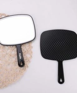 Beste deal ✨ Fesio Handspiegel Met Handvat - 15 X 12 Cm Spiegeloppervlak - Make Up Spiegel/Scheerspiegel/Kappersspiegel - Zwart 😉 -L'Oréal Shop 550x550 832