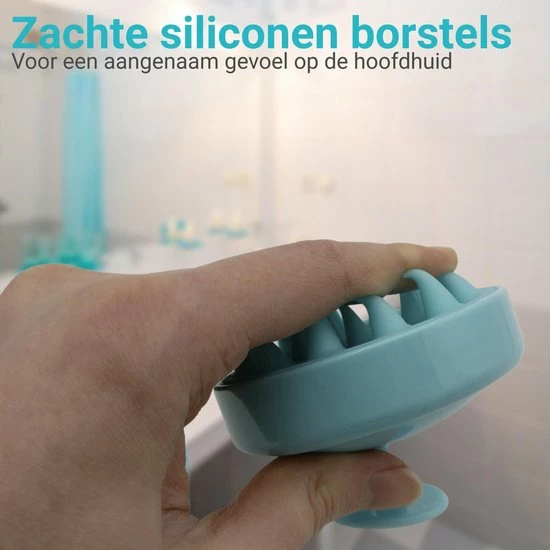 Gloednieuw β Elency Scalp Massager – Haarborstel – Scrub – Anti Roos – Massage Borstel – Exfoliëren – Hoofdmassage – Haargroei – Hair Brush – Gezond Haar – Reinigt Hoofdhuid – Set Van 2 Stuks – Turquoise π 6 Gloednieuw β Elency Scalp Massager – Haarborstel – Scrub – Anti Roos – Massage Borstel – Exfoliëren – Hoofdmassage – Haargroei – Hair Brush – Gezond Haar – Reinigt Hoofdhuid – Set Van 2 Stuks – Turquoise π - Afbeelding 4