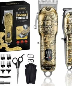 Nieuw ❤️ Premes Professionele Draadloze Tondeuse - Trimmer - Haar - Baard - Tondeuse Mannen Hoofdhaar - Haartrimmer - Hair - Tondeuse Cheveux - Trimmer Baard - Trimmerset - Tondeuses - Cadeau Voor Man - Vrouw - Sinterklaas Cadeautjes - Mannen - Vrouwen 🔔