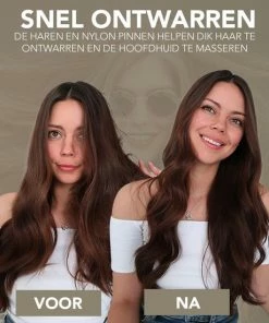 Groothandel 🧨 Achaté Anti Klit Haarborstel - Detangle Brush - Rood 😉 -L'Oréal Shop 550x550 955