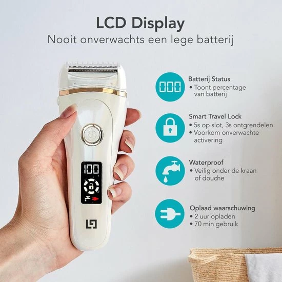 Beste Pirce π€© LifeGoods Ladyshave - Voor Vrouwen - Oplaadbaar - Wit π 10 Beste Pirce π€© LifeGoods Ladyshave - Voor Vrouwen - Oplaadbaar - Wit π - Afbeelding 8