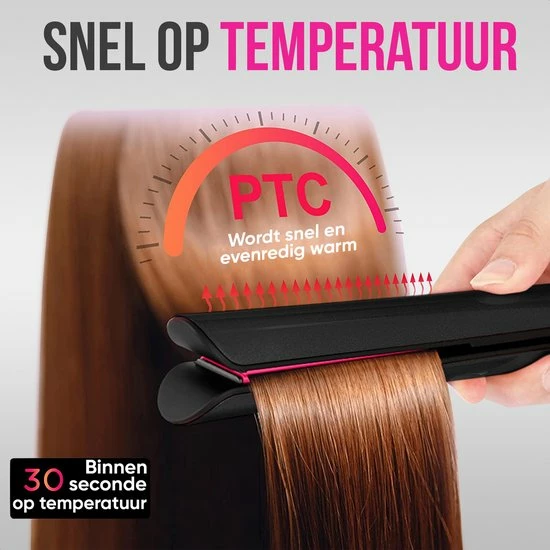 Flash-uitverkoop β¨ Strex Stijltang - 2 In 1 - Stijlen En Krullen - Keramisch - 120℃/230℃ - Krultang π 6 Flash-uitverkoop β¨ Strex Stijltang - 2 In 1 - Stijlen En Krullen - Keramisch - 120℃/230℃ - Krultang π - Afbeelding 4