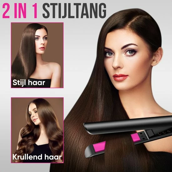 Flash-uitverkoop β¨ Strex Stijltang - 2 In 1 - Stijlen En Krullen - Keramisch - 120℃/230℃ - Krultang π 7 Flash-uitverkoop β¨ Strex Stijltang - 2 In 1 - Stijlen En Krullen - Keramisch - 120℃/230℃ - Krultang π - Afbeelding 5