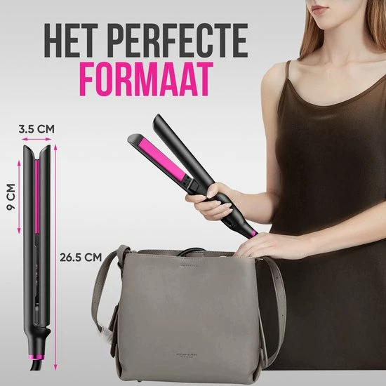 Flash-uitverkoop β¨ Strex Stijltang - 2 In 1 - Stijlen En Krullen - Keramisch - 120℃/230℃ - Krultang π 8 Flash-uitverkoop β¨ Strex Stijltang - 2 In 1 - Stijlen En Krullen - Keramisch - 120℃/230℃ - Krultang π - Afbeelding 6