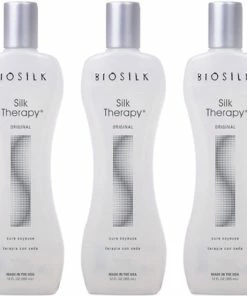 Uitgang ✔️ Biosilk Farouk Biosilk Silk Therapy Original Treatment - 3x 167 Ml 🎉
