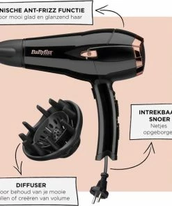 Begroting ⌛ BaByliss Cordkeeper 2000W Fohn D373E - 1,95m Intrekbaar Snoer - 15mm Grote Diffuser ✨ -L'Oréal Shop 550x555 15