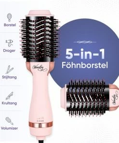 Goedkoopste 😉 Vanilon 5-in-1 Föhnborstel - Ionische Multistyler - 1.000W - Black Friday 2022 - Krulborstel/Fohnborstel - Large - Roze 🌟 -L'Oréal Shop 550x555 5
