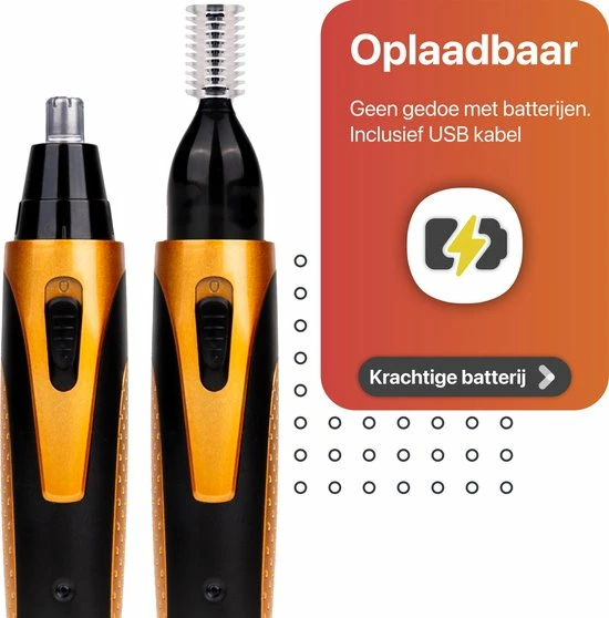 Gloednieuw 🔥 Smart-Tech Smarttech - 4 In 1 Oplaadbare Multifunctionele Neus, Baard, Wenkbrauw En Oor Trimmer ❤️ 7 Gloednieuw 🔥 Smart-Tech Smarttech - 4 In 1 Oplaadbare Multifunctionele Neus, Baard, Wenkbrauw En Oor Trimmer ❤️ - Afbeelding 5