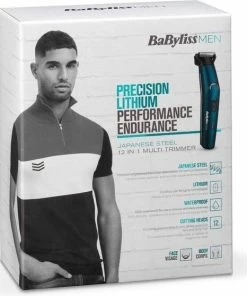 Promo ❤️ BaBylissMEN BaByliss Japanese Steel 12-in-1 Multitrimmer MT890E - 120 Min Draadloos Gebruik - Waterproof 👍 -L'Oréal Shop 550x558 2