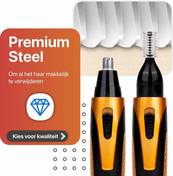 Gloednieuw 🔥 Smart-Tech Smarttech - 4 In 1 Oplaadbare Multifunctionele Neus, Baard, Wenkbrauw En Oor Trimmer ❤️ 6 Gloednieuw 🔥 Smart-Tech Smarttech - 4 In 1 Oplaadbare Multifunctionele Neus, Baard, Wenkbrauw En Oor Trimmer ❤️ - Afbeelding 4