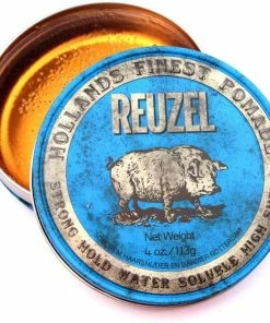Promo 🧨 Reuzel Blue Strong Hold Pomade Haarwax - 113g 😀
