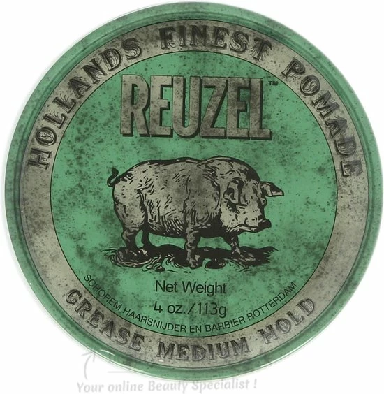 Korting β Reuzel Green Grease Medium Hold Haarwax - 113 Gram π― 3 Korting β Reuzel Green Grease Medium Hold Haarwax - 113 Gram π―
