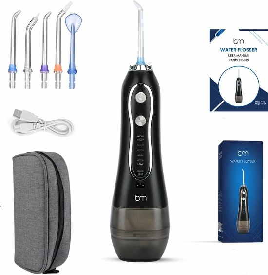 Top 10 π Bluemay Waterflosser - Monddouche - Waterflosser Elektrisch - Waterflosser Draadloos - Tandsteen Verwijderaar - Tandplak Verwijderaar - Zwart π 7 Top 10 π Bluemay Waterflosser - Monddouche - Waterflosser Elektrisch - Waterflosser Draadloos - Tandsteen Verwijderaar - Tandplak Verwijderaar - Zwart π - Afbeelding 5