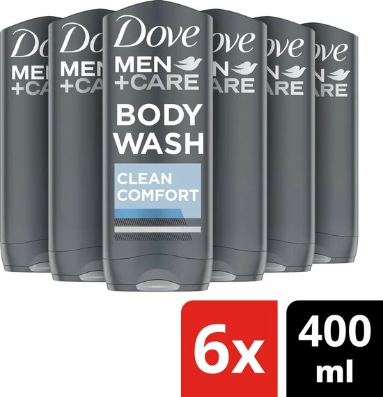 Kopen ❤️ Dove Men+Care Clean Comfort Douchegel - 6 X 400 Ml - Voordeelverpakking 💯 3 Kopen ❤️ Dove Men+Care Clean Comfort Douchegel - 6 X 400 Ml - Voordeelverpakking 💯