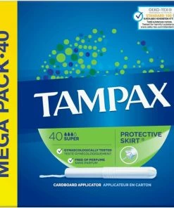 Korting 🤩 Tampax Super Tampons - Kartonnen Inbrenghuls - 40 Stuks 💯 -L'Oréal Shop 550x571 3
