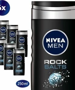 Groothandel 🥰 NIVEA MEN Rock Salts Shower Gel - 6x 250 ML - Voordeelverpakking 🤩 -L'Oréal Shop 550x572 6
