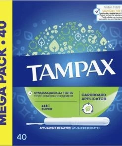 Korting 🤩 Tampax Super Tampons - Kartonnen Inbrenghuls - 40 Stuks 💯 -L'Oréal Shop 550x573 10