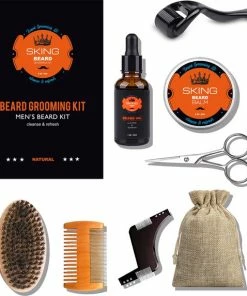 Beste deal 🌟 SKING® - Baardgroei Set - Baardverzorging Set - Baardolie - Dermaroller - Complete Geschenkset - Cadeau Voor Mannen - 8 Producten 🎁 -L'Oréal Shop 550x573 11