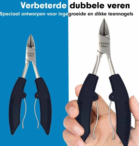 Uitgang 🤩 Christian Deluxe® - Professionele RVS Nageltang - Nageltang Voor Harde Teennagels - Professionele Nagelknipper - Nageltang Voor Ingegroeide Teennagel - Nageltang Kalknagels - Nagelknipper - Roestvrijstaal 🔔 3 Uitgang 🤩 Christian Deluxe® - Professionele RVS Nageltang - Nageltang Voor Harde Teennagels - Professionele Nagelknipper - Nageltang Voor Ingegroeide Teennagel - Nageltang Kalknagels - Nagelknipper - Roestvrijstaal 🔔
