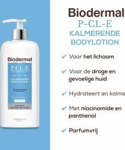 Goedkoopste 🔔 Biodermal P-CL-E Kalmerende Bodylotion Voor De Droge & Gevoelige Huid - Bodylotion Met Niacinamide - Parfumvrij - 400ml 😀 -L'Oréal Shop 550x575 6
