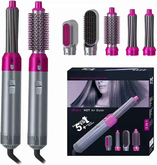 Hete verkoop 🎁 Merkloos Airwrap Föhnborstel 5 In 1 Multistyler - Stijlborstel - Trendy Airstyler - Krultang ❤️ 3 Hete verkoop 🎁 Merkloos Airwrap Föhnborstel 5 In 1 Multistyler - Stijlborstel - Trendy Airstyler - Krultang ❤️