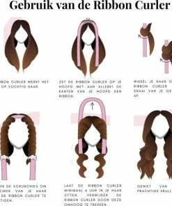 Beste Pirce 🛒 NOIRIEUX® Heatless Curls - Heatless Haarkruller - Zijde Haarkruller - Heatless Curling Ribbon Silk – Roze ⭐ -L'Oréal Shop 550x579 7