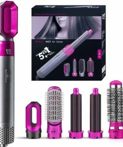 Kopen ⌛ Merkloos Airwrap Krultang 5 In 1 Multi Styler Föhn - Föhnborstel - Airstyler - Hairwrap - Nieuwe Versie 2.2 Edition 🔔