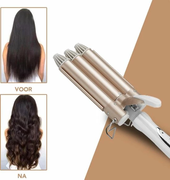 Coupon π Achaté Wafeltang - Golvenkrultang - Keramische Krultang - 3 Temperatuurstanden - Inclusief Handschoen π₯° 10 Coupon π Achaté Wafeltang - Golvenkrultang - Keramische Krultang - 3 Temperatuurstanden - Inclusief Handschoen π₯° - Afbeelding 8