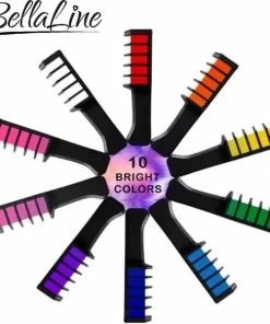 Begroting 👍 Haarkrijt 10 Delig – BellaLine - Hairchalk 10 Pcs - Haarkrijt Voor Kinderen – Hair Chalk – Haar Krijt – Haarverf – Speelgoed – Knutselen Voor Kinderen – Krijt – Lol – Haarkrijt Kam – Haarstift Kinderfeestjes - Haarmascara -Smink - Carnaval 😍 -L'Oréal Shop 550x584 1