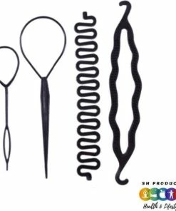 Aanbiedingen 🔥 Merkloos Hairstyling Tool - Haar Opsteken - Vlecht Hulpstuk - Voor Elk Type Haar ✔️
