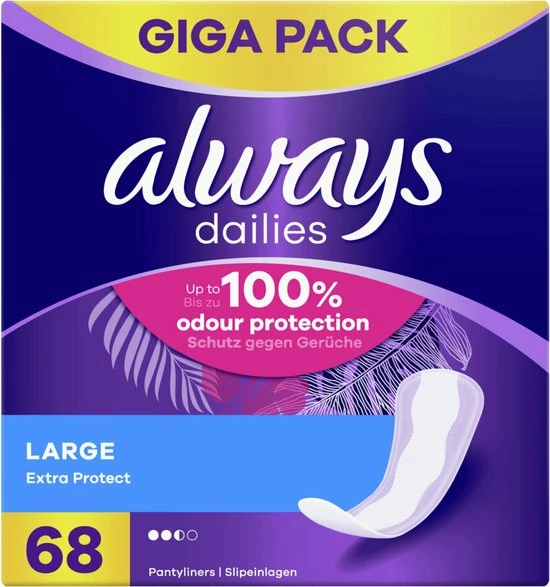 Beste recensies van π― Always Dailies Large Extra Protect Inlegkruisjes - Voordeelverpakking 4 X 68 Stuks π 9 Beste recensies van π― Always Dailies Large Extra Protect Inlegkruisjes - Voordeelverpakking 4 X 68 Stuks π - Afbeelding 7