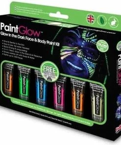 Nieuw 🎉 Paintglow | Glow In The Dark Face & Body Paint Kit 🌟