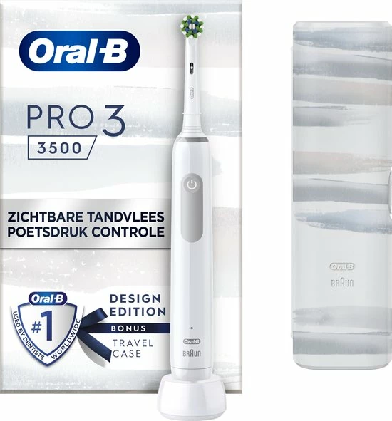 Beste Pirce ⭐ Oral B Oral-B Pro 3 3500 - Elektrische Tandenborstel - Wit ✨ 3 Beste Pirce ⭐ Oral B Oral-B Pro 3 3500 - Elektrische Tandenborstel - Wit ✨