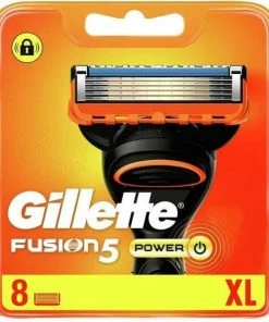 Flash-uitverkoop ⌛ GILLETTE FUSION POWER SCHEERMESJES - 8 STUKS 🎉